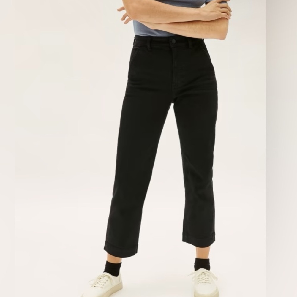 Everlane Black Straight-Leg Women’s Jeans